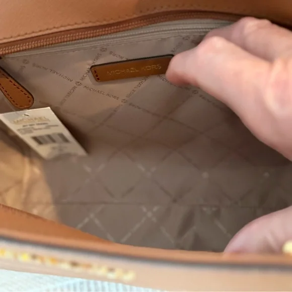 New Michael Kors Jet Set Chain Tote – Luggage Brown - Picture 5 of 13